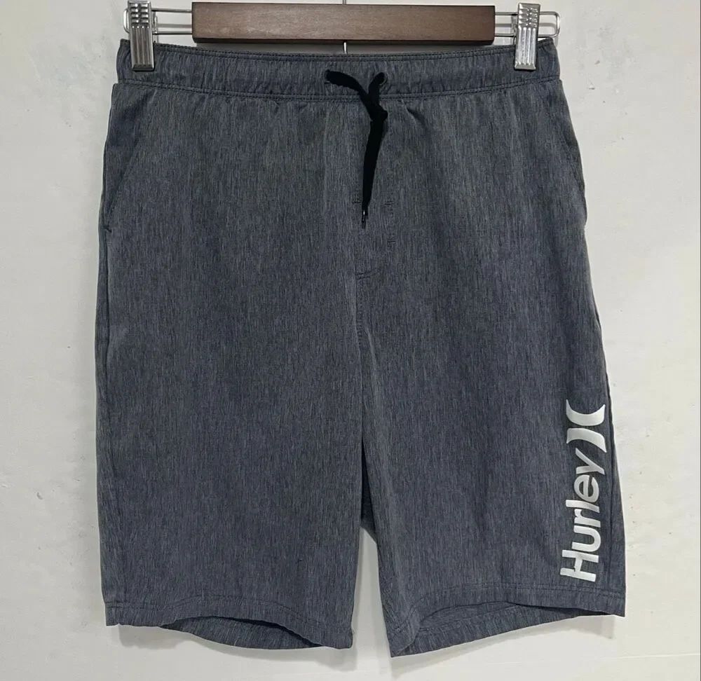 Hurley Hybrid Shorts  Dark Heathered Gray   Size 14/16